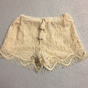 Lace shorts